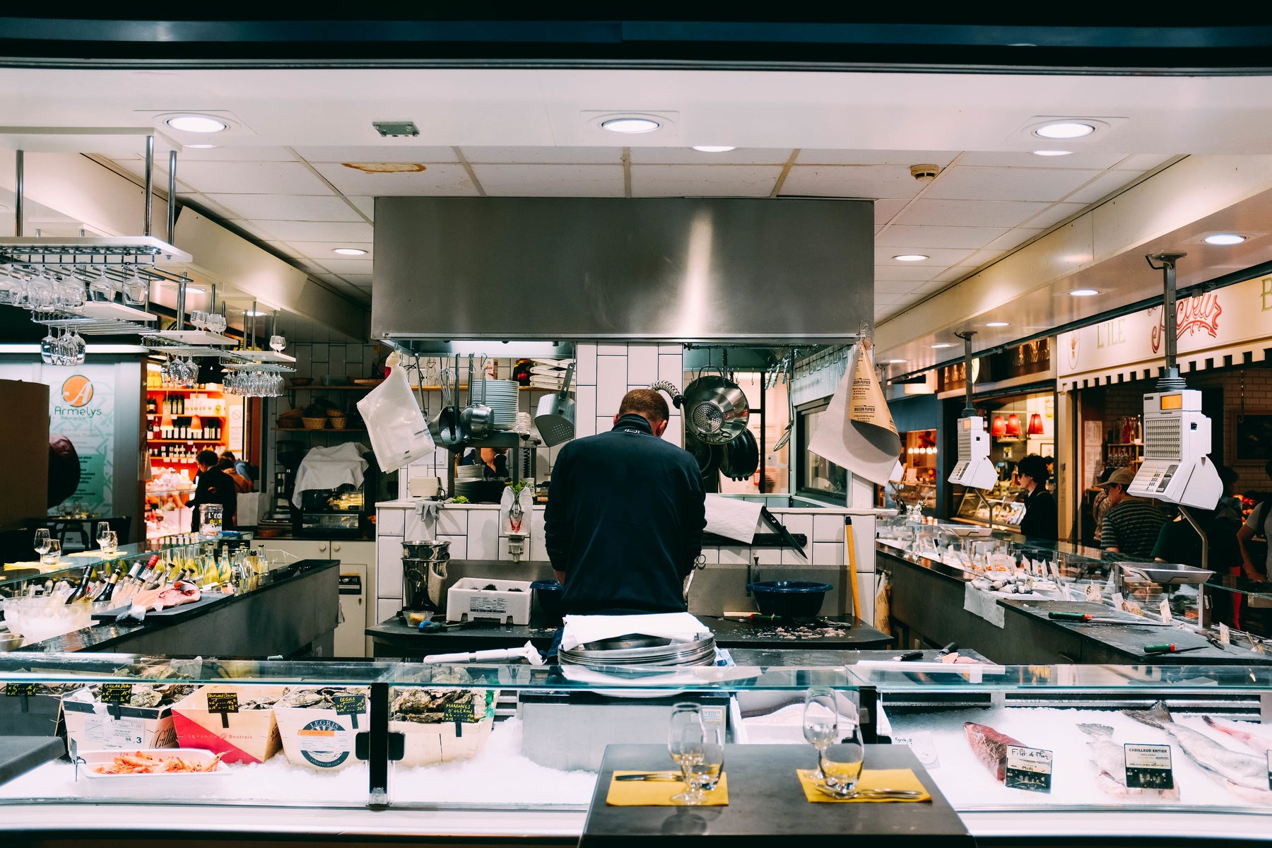 Commercial kitchen chef